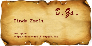 Dinda Zsolt névjegykártya